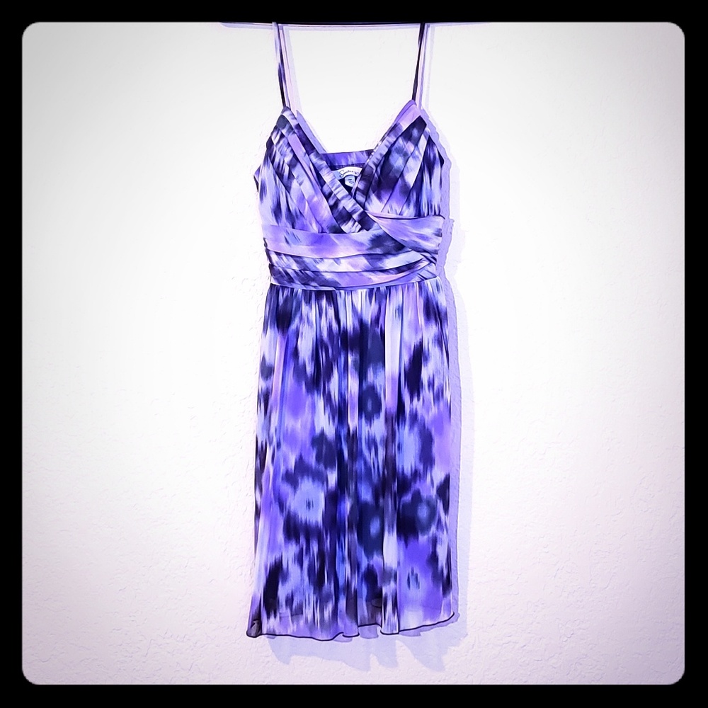 Speechless Purple Watercolor Dress